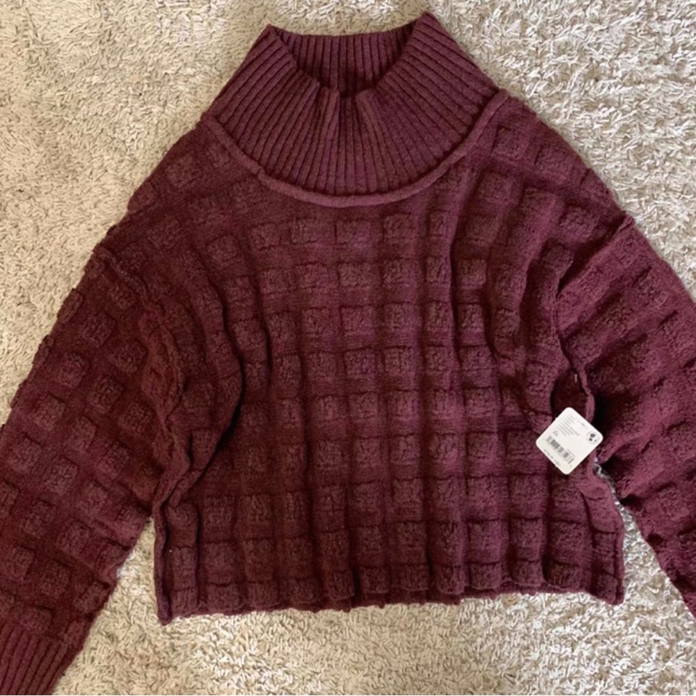 Free people Care FP Soul Searcher Mock Neck Sweater - Picture 5 of 7